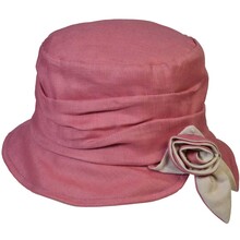 Cappello Cloche 100% lino