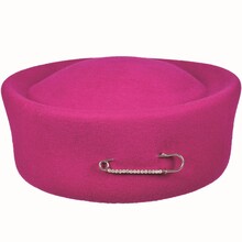 Cappello Modello Hostess Con 100% Lana TG Unica Regolabile