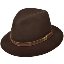 Cappello Feltro Crushable Traveller 100% lana