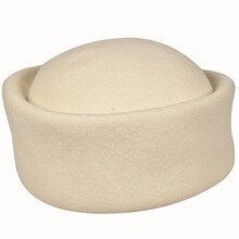 Cappello Modello Hostess Barchetta 100% Lana TG Unica Regolabile