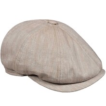 Berretto 'Irlandese' Tessuto Spinato 50%Lino 50%Cotone
