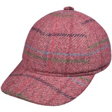 Cappello Modello  Baseball 'Quadri' 80% lana 20% poliestere