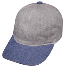 Cappello Baseball Adulto Bicolore 100% Lino