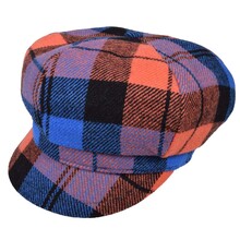 Berrettone Donna Scozzese Tartan 60% lana 40% poliestere