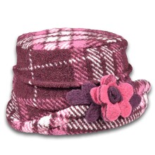 Cappello Cloche 'Galla' Scozzese 80% Lana