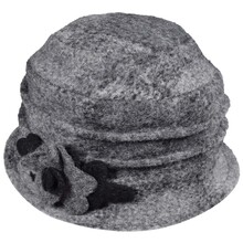 Cappello Cloche Rotolino Fantasia 80% lana 20% poliestere