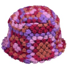 Cappello Cloche Rotolino Multicolor 80% lana 20% poliestere