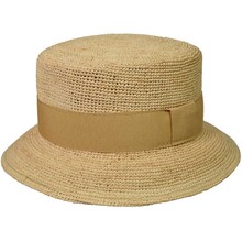 Cappello Modello Cloche Rafia 100% Paglia TG Unica Regolabile