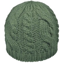 Cuffia Donna Tinta Unita Treccia 50% acrilico 25% al�paca 25% lana