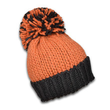 Cuffia 'Pon-pon' Bicolore 30% lana 10% visca 60% acrilico