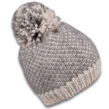 Cuffia Bicolore C/Pon Pon 60% acril 15%alpa 15%lana 10% visc
