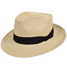 Cappello Modello Fedora Panama 100% Paglia