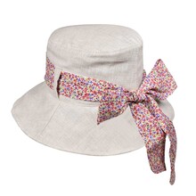 Cappello Modello Pamela Lino Con 100% Lino TG Unica