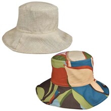 Cappello Modello Pamela Doubleface 100% Lino