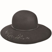 Cappello Modello Pamela Con Strass 100% Lana TG Unica Regolabile