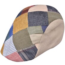Cappello Coppola Patchwork 60% lino 40% cotone