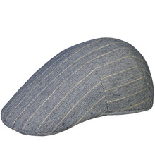 Cappello Modella Coppola Gessata 55% Lino 30% Viscosa 15% Poliestere