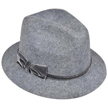 Cappello Trilby Donna Fiocco Velluto