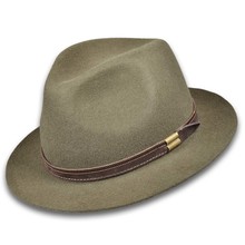 Cappello Traveller Crushable C/Cinturino 100% Lana