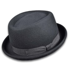 Cappello Trilby 'Porkpie' Crushable 100% Lana